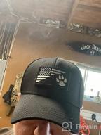 img 1 attached to Set Of 2 Tactical US Flag And Tracker Paw Patriot Patches: Military Embroidered Applique With Hook & Loop Morale Patch review by Nicholas Reggae