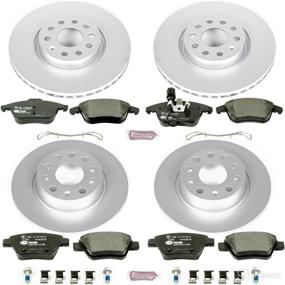 img 1 attached to Enhanced Euro-Stop Brake Kit by Power Stop - ESK5803