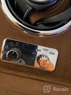 img 1 attached to ROTHWELL Double Watch Winder For Automatic Watches With Quiet Motor With Multiple Speeds And Rotation Settings (Tan/Brown) review by Wayne Espinoza