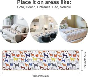 img 3 attached to 🐾 Shock Training Mat for Cats and Dogs: Electric Repellent Mat to Keep Pets Off Couch, Sofa, Counter - 32"x15"/60"x15" Polyester Mat