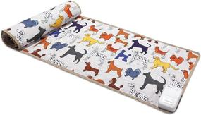 img 4 attached to 🐾 Shock Training Mat for Cats and Dogs: Electric Repellent Mat to Keep Pets Off Couch, Sofa, Counter - 32"x15"/60"x15" Polyester Mat
