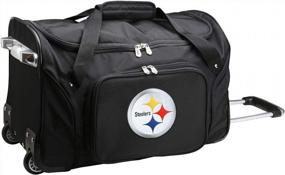 img 4 attached to 22-дюймовая спортивная сумка NFL на колесиках — идеальна для путешествий!