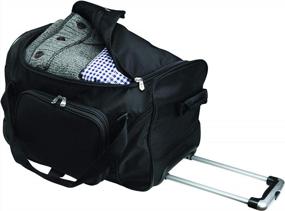 img 3 attached to 22-дюймовая спортивная сумка NFL на колесиках — идеальна для путешествий!