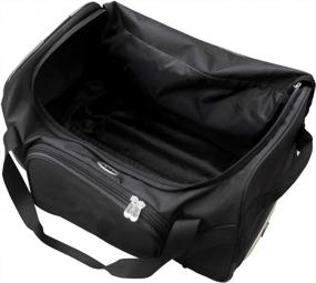 img 2 attached to 22-дюймовая спортивная сумка NFL на колесиках — идеальна для путешествий!