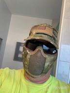 img 1 attached to 6" Foldable Half Face Airsoft Mesh Mask With Ear Protection And Military Tactical Lower Face Protection By OneTigris review by Kyle Smithlin