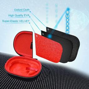 img 2 attached to XANAD Hard Case For JBL Clip 4 Portable Bluetooth Speaker - Storage Protective Travel Carrying Bag-Red