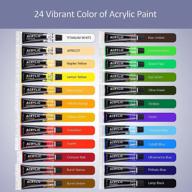 colorful acrylic painting non toxic beginners logo