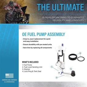 img 1 attached to 🔧 Premium QFS OEM In-Tank Fuel Pump Assembly Replacement for Polaris - Ace, RZR, Sportsman, Scrambler - 2014-2022