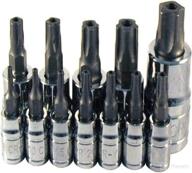 🔒 enhanced security: atd tools 13778 12-piece 5-lobe tamper-resistant star plus bit socket set логотип