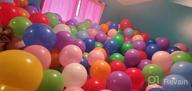 img 1 attached to Colorful Decorations Delight: Prextex 12-Inch Rainbow Balloons, 450-Ct Pack For Weddings, Birthdays, Graduations, And More review by Kenny Sanchez