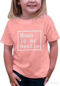 img 4 attached to Toddler Tshirt Bestie Announcement Letter