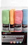 🧽 premium performance tool w1474: microfiber towels for fine auto finishes, interiors, chrome, kitchen, bath, tv, glass - non-scratching, streak-free, wet or dry use - 12" x 16 logo