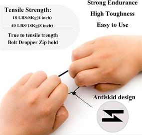 img 2 attached to ZLMCUJE Multi Purpose Ties，Premium Plastic Self Locking