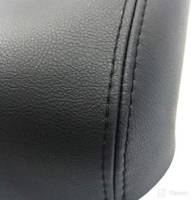 img 3 attached to 🔧 Black Leather Armrest Center Console Lid Cover for 2007-2011 Toyota Camry by DSkoiph