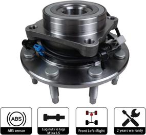 img 3 attached to 🔧 High-Quality MACEL 515058 Front Wheel Bearing Hub Assembly for Chevy Silverado/GMC Sierra 1500 & 2500 Series, Chevy Avalanche 2500 4WD/8 Lug