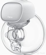 paruu led display electric wearable breast pump x1: hands-free & adjustable 2 mode, 9 levels - ideal for nursing moms, low noise & pain-free, portable 24mm gray, 1 pack логотип