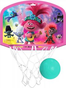 img 2 attached to Score Big With Hedstrom'S Trolls 2 Over The Door Basketball Hoop Set