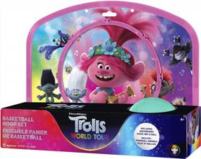 img 1 attached to Score Big With Hedstrom'S Trolls 2 Over The Door Basketball Hoop Set