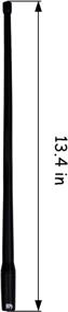 img 3 attached to 📻 ONE250 13-inch Flexible Rubber Antenna for Toyota Tundra, Tacoma, FJ Cruiser, and Highlander - Optimized FM/AM Reception