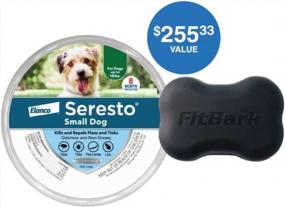 img 3 attached to Seresto 8-Month Flea & Tick Prevention Collar For Small Dogs Up To 18 Lbs + FitBark GPS Dog Tracker Bundle - Free 1-Year GPS Subscription ($255.33 Value)