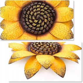 img 1 attached to Elevate Your Walls With EASICUTI'S Sunflower Metal Flowers: Stunning Decorations For Indoor And Outdoor Spaces!