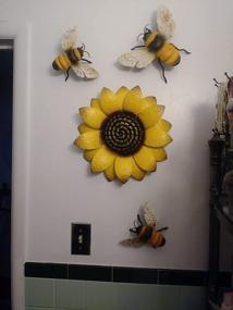 img 2 attached to Elevate Your Walls With EASICUTI'S Sunflower Metal Flowers: Stunning Decorations For Indoor And Outdoor Spaces!