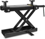 black scissor motorcycle lift stand - stark 1100lbs center jack lift for repairing bike, touring motorcycle, cruiser, and off-road bike логотип