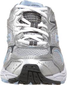 img 3 attached to 🏃 Saucony Cohesion Running Little Silver Girls' Shoes: Perfect Athletic Footwear