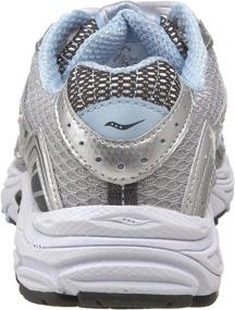img 2 attached to 🏃 Saucony Cohesion Running Little Silver Girls' Shoes: Perfect Athletic Footwear