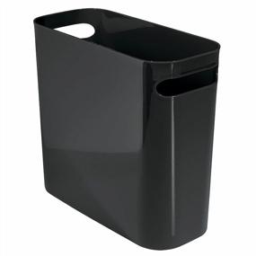 img 4 attached to MDesign Rectangular Wastebasket Container Bathroom Storage & Organization