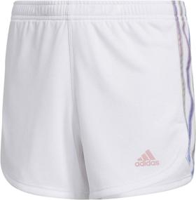 img 2 attached to Adidas Girls Patriotic Short: Vibrant Active Clothing for Girls