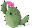 enhance your dog's playtime with barkbox's squeaky 2-in-1 puzzle plush toy - consuela the cactus logo