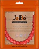 удлинитель гибкой отвертки jelbo - удлинитель сверла с шестигранным гибким валом 1/4 дюйма с магнитным держателем бит - удобный адаптер для крепления отвертки для мужчин (красный) логотип