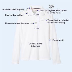 img 2 attached to French Toast Sleeve Interlock Collar Girls' Clothing ~ Tops, Tees & Blouses