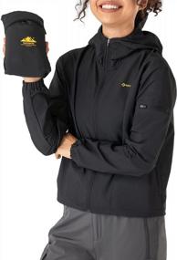 img 4 attached to Stay Stylish And Dry With NAVISKIN'S Packable Women'S Windbreaker Jacket