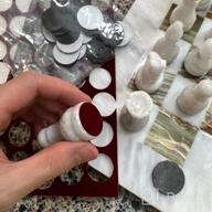 картинка 1 прикреплена к отзыву White & Green Onyx 15" Staunton/Ambassador Chess Set - Handmade Marble Weighted Board Game For Adults от Everette Jean