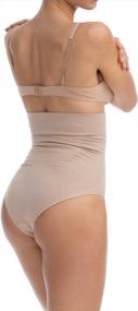 img 2 attached to Flatten Your Belly With Farmacell Shape 601: High-Waisted Shaping Control Briefs From Italy