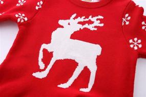 img 1 attached to 🎄 Mud Kingdom Toddler Christmas Reindeer Girls' Dresses - Festive Clothing for Little Ones