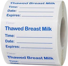 img 3 attached to Thawed Breast Milk Medical Healthcare Labels1 X 2 Inches In Size, 500 Labels On A Roll