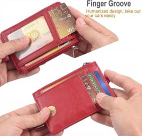 img 2 attached to Slim & Secure: Teskyer Minimalist Wallet With RFID Blocking For Men & Women.