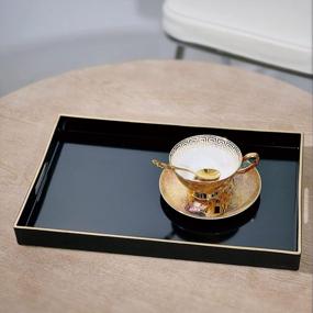img 2 attached to Zosenley Rectangular Decorative Tray: A Stylish And Versatile Addition To Your Home Decor