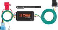 🔌 custom 4-pin trailer wiring harness for honda odyssey (curt 56382), vehicle-side, black логотип