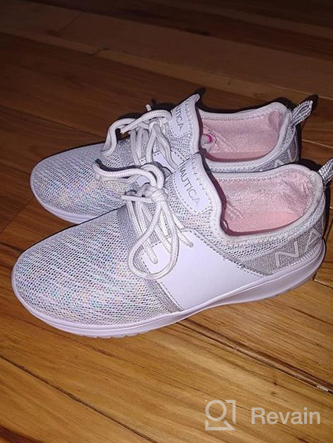 img 1 attached to Nautica Kids Lace Up Sneaker: Comfortable 👟 Running Shoes for Little and Big Boys and Girls review by Whitney Jones