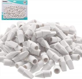 img 4 attached to 120 Pack White Pencil Erasers - Perfect For Teachers & Studying Supplies