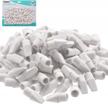 120 pack white pencil erasers - perfect for teachers & studying supplies logo