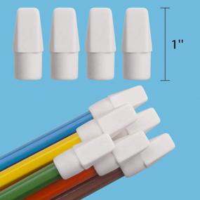 img 3 attached to 120 Pack White Pencil Erasers - Perfect For Teachers & Studying Supplies