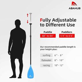 img 1 attached to Upgrade Your Paddleboarding With Abahub'S Lightweight And Adjustable SUP Paddles