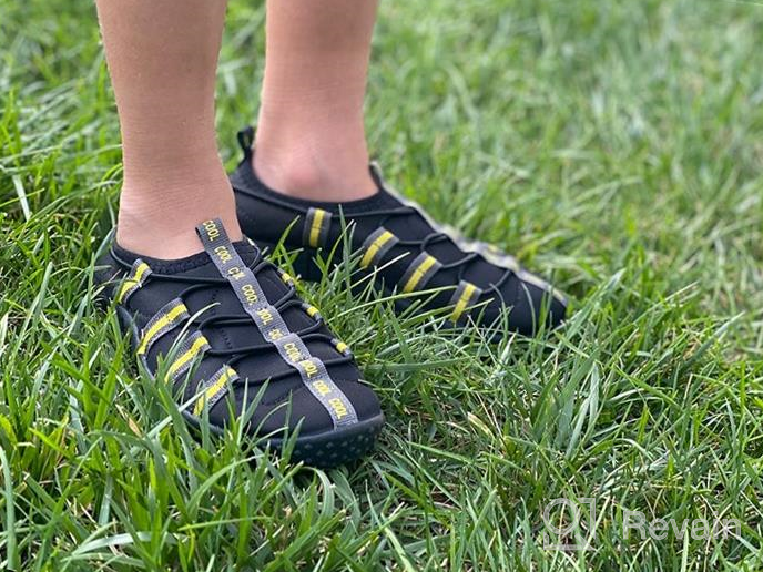 img 1 attached to 👟 AQUAKIX Outdoor Sports Toddler Boys' Water Shoes review by Tom Herman