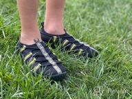 img 1 attached to 👟 AQUAKIX Outdoor Sports Toddler Boys' Water Shoes review by Tom Herman