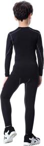 img 2 attached to TERODACO Compression Shirts Thermal Underwear Boys' Clothing ~ Underwear